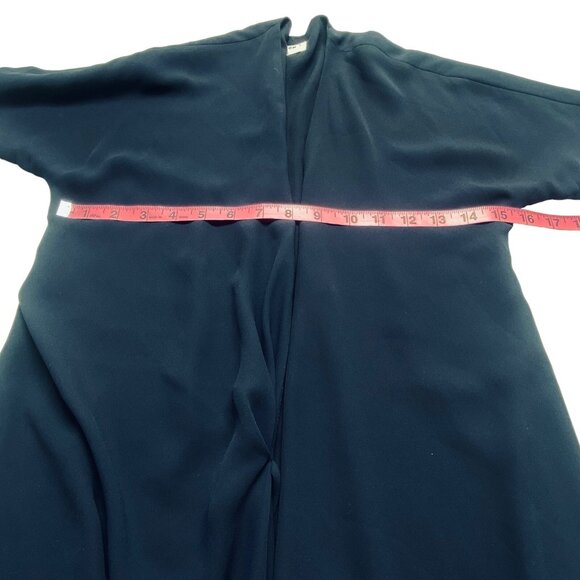 BABATON Aritzia Women Wrap Dress Above Knee Short Sleeves Sz XXS Blue 90-7 - Picture 6 of 10